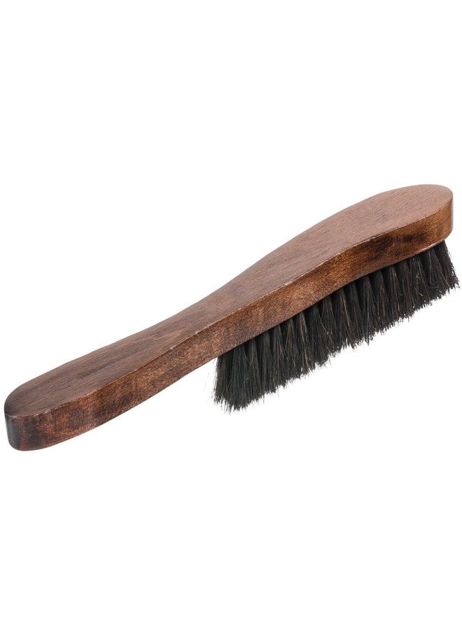Home-it Hat Brush - Dust Brush - Horse Hair Bristles lint Brush for Clothes, Suits, Cashmere, Wool, Velvet, Good Grip, Walnut Hardwood Handle - Image 3